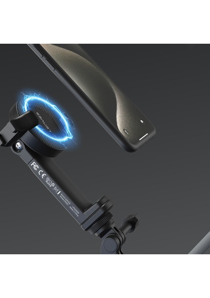 CR203 2in1 Eller Serbest Magnetik Boyun Askılı Telefon Tutucu Siyah fırsatları