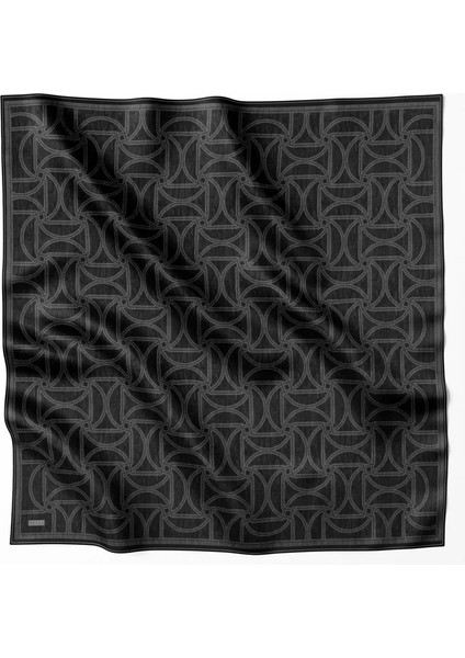 Geometrik Desen Ipek Twill Eşarp 4221D01 57 modelleri