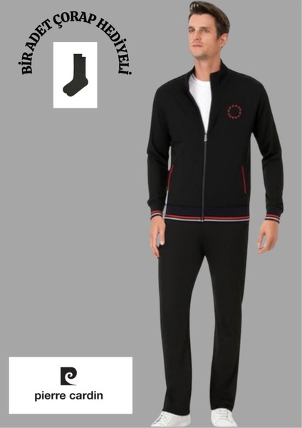 Mevsimlik Fermuarlı & Cepli Düz Paça Eşofman Takımı TH0CLVR25PCVR