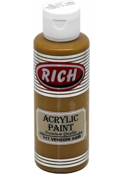 Rich Akrilik Boya Master 120 cc Venedik Sarı 117