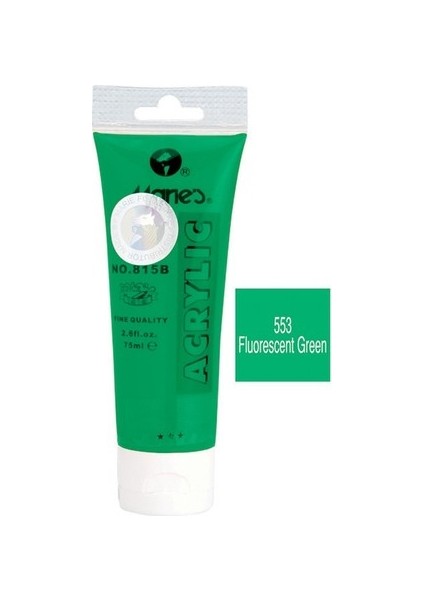 Maries Akrilik Boya 75 ml Fluorescent Yeşil 815-553