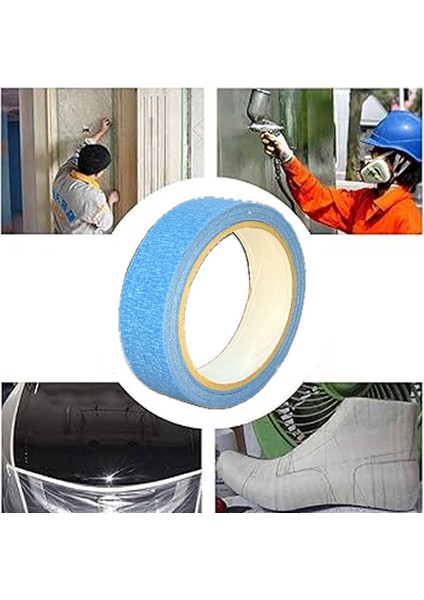 Renkli Maskeleme Kağıt Bant Boya Bandı 24MMX20MT Mavi