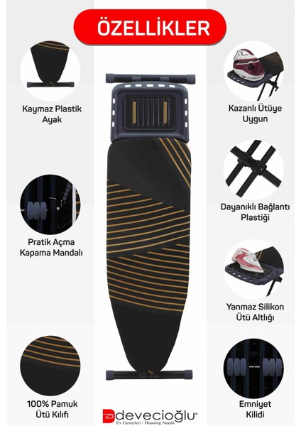 Harbinger MM142 Inovaboard Yeni Model Ütü Masası modelleri