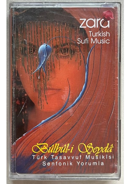 Zara Turkish Sufi Music Bülbül-I Şeyda Kaset (Jelatininde Sıfır Orijnal Dönem Baskı Kaset)