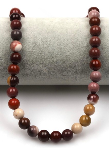 Mookaite Jasper Doğal Taş Dizi 8 mm Yuvarlak Kesim fiyatları
