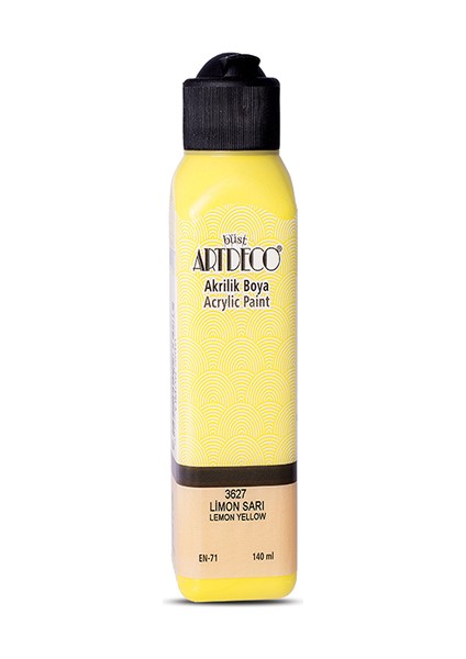 Artdeco Akrilik Boya 140 ml Limon Sarı 070R-3627 fiyatları