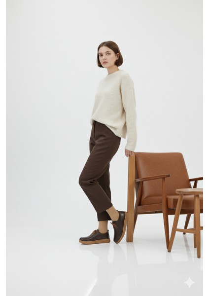 Kadın Hakiki Deri Ortopedik Lastik Bağcıklı Yumuşak Mevsinlik Günlük Ayakkabı BD25/MA2610 modelleri