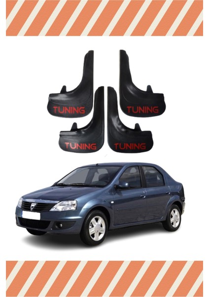 Dacia Logan Sd 2006-2011 Tunıng Yazılı 4'lü Tozluk Çamurluk Paçalık