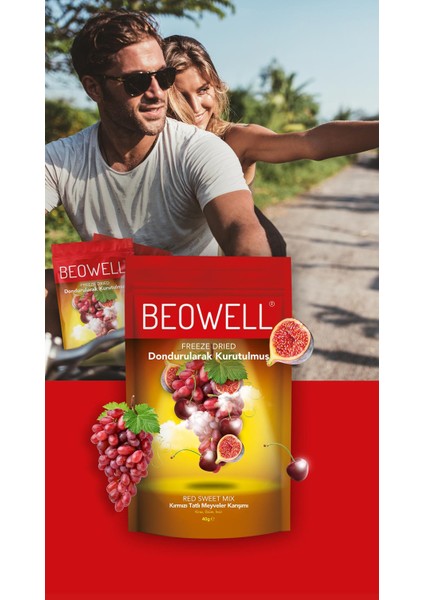 Red Sweet Mix – Freeze Dried Dondurularak Kurutulmuş Kırmızı Meyve Karışımı 40 gr