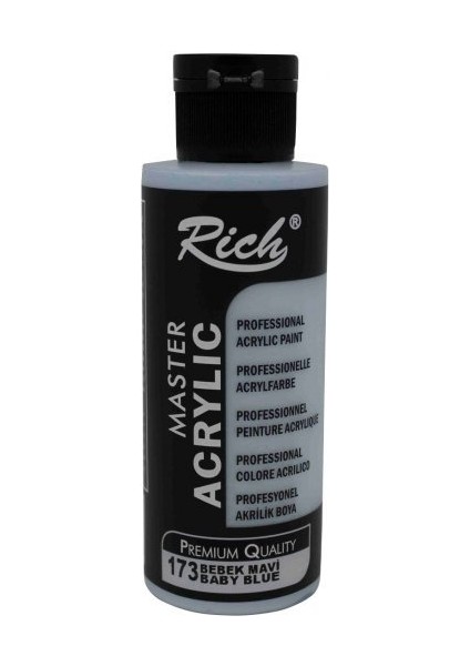 Rich Akrilik Boya Master 120 cc Bebek Mavi 173