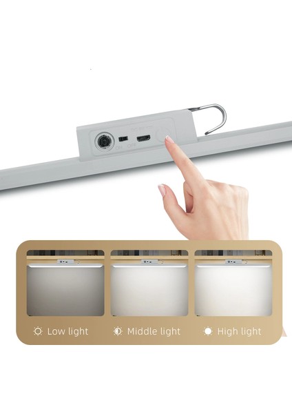 Kumandalı - Zaman - Işık Gücü Ayarlı Metal Askılı - USB Şarjlı Lamba Fener 20SMD LED (4887) modelleri