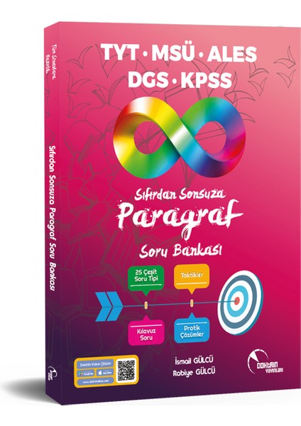 Kpss/dgs/ales/ags Sıfırdan Sonsuza Paragraf Soru Bankası (Video Çözümlü)