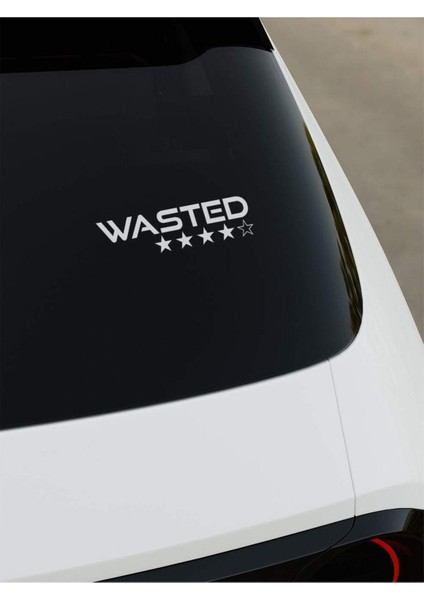 Wasted Sticker - Beyaz - Beyaz