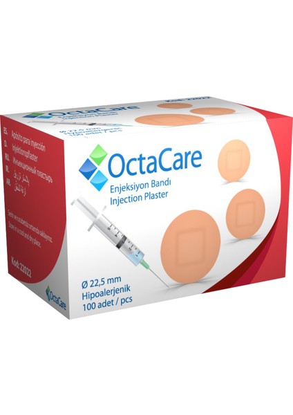 Enjeksiyon Nokta Bandı 1 KUTU(100 Adet)