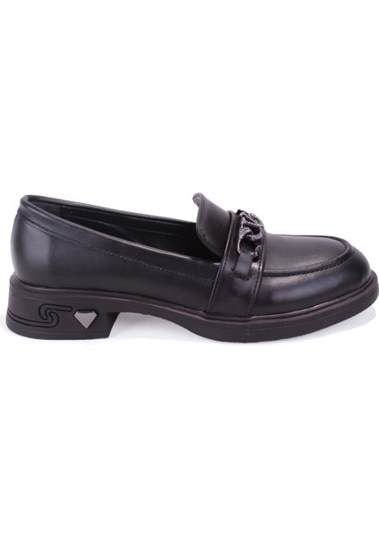 DZA07-1270302 Siyah Günlük Loafer Kadın Ayakkabı fiyatları