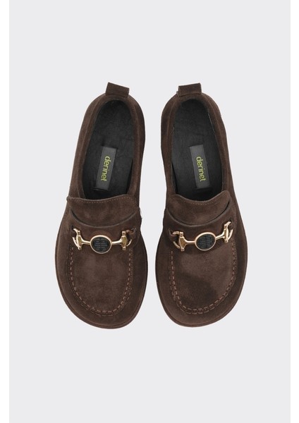 Hakiki Deri Tokalı Kadın Casual Ayakkabı modelleri