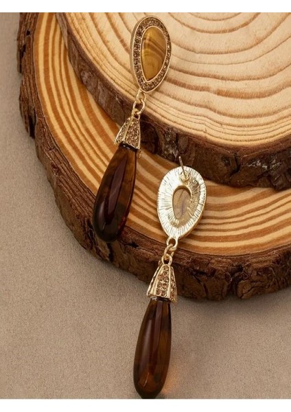 Kaplangözü Taşı Su Damlası Küpeler indirimleri