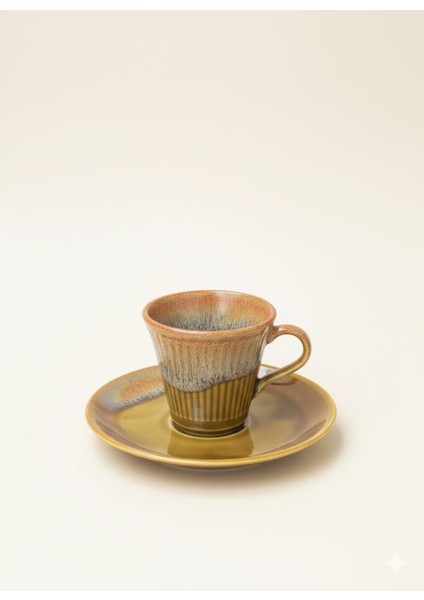 El Yapımı Seramik 2 Kişilik Kahve Fincan Takımı fiyatları