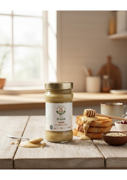 Organik Tahin 300 G – Organik Yerli Susamdan