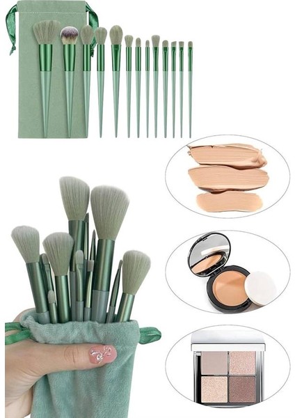 13 Parça Makyaj Fırça Seti Far Fırçası Allık Fırçası Yumuşak Uçlu - F956K815-U96956 indirimleri