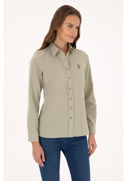 Kadın Açık Haki Gömlek Basic 50308043-VR183 modelleri