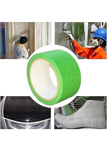 Renkli Maskeleme Kağıt Bant Boya Bandı 50MMX20MT Yeşil