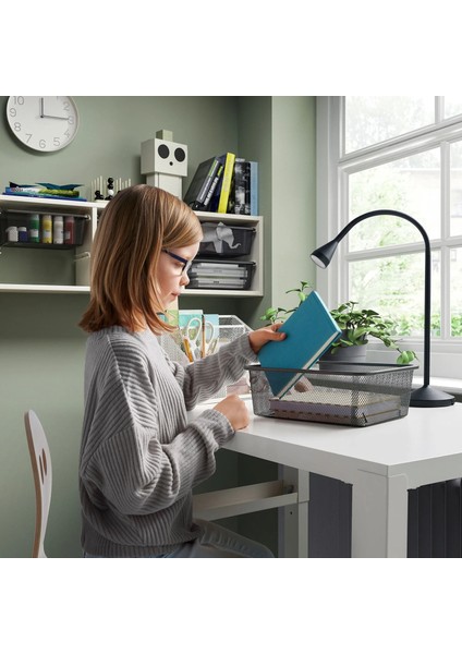 Trofast Çocuk Duvar Rafı Beyaz Gri 99 x 21 x 30 cm fırsatları