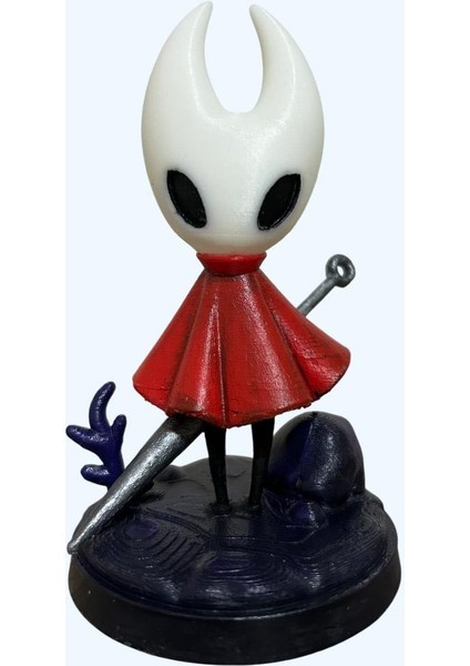 Hornet Figür – Hollow Knight: Silksong Fan Art Figürü | El Boyama Koleksiyonluk Dekoratif Obje