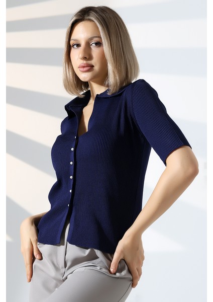 Inci Düğmeli Kısa Kol Zara Model Bluz fiyatları