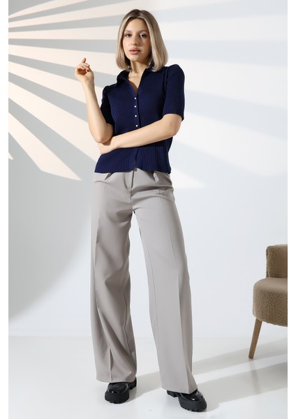 Inci Düğmeli Kısa Kol Zara Model Bluz fırsatları