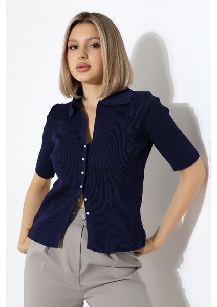 Inci Düğmeli Kısa Kol Zara Model Bluz indirimleri