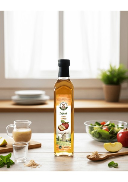 Organik Elma Sirkesi 500 ml