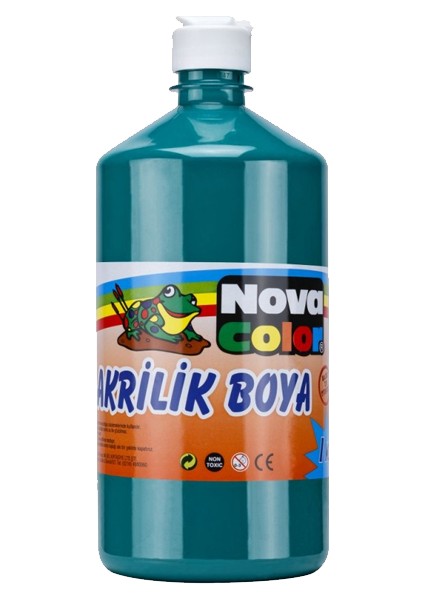 Nova Color Akrilik Boya 1 kg Yeşil NC-224