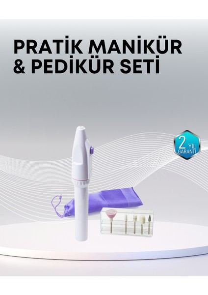 Profesyonel Tırnak Matkap Seti – Ayarlanabilir Hız Düşük Gürültü ve Kompak - F096K393-U72