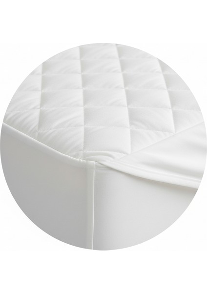 Kapitone Fitted Full Kenar Su Sıvı Geçirmez %100 Pamuk Yatak Koruyucu Alez fırsatları