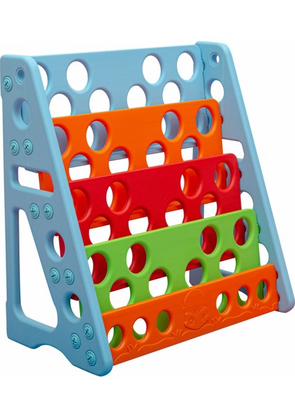 Anaokulu Kitaplık - Renkli Kitaplık - Çocuk Kitaplık - Çocuk Odası Kitaplık