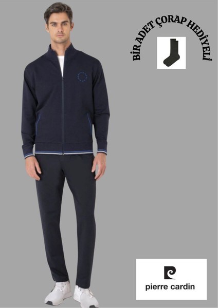 Mevsimlik Fermuarlı & Cepli Düz Paça Eşofman Takımı TH0CLVR25PCVR