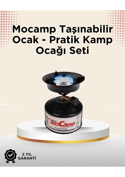 Dayanıklı, Paslanmaz ve Yüksek Isı Dayanımlı Kamp Ocağı – Uzun Süreli Kullanım Için