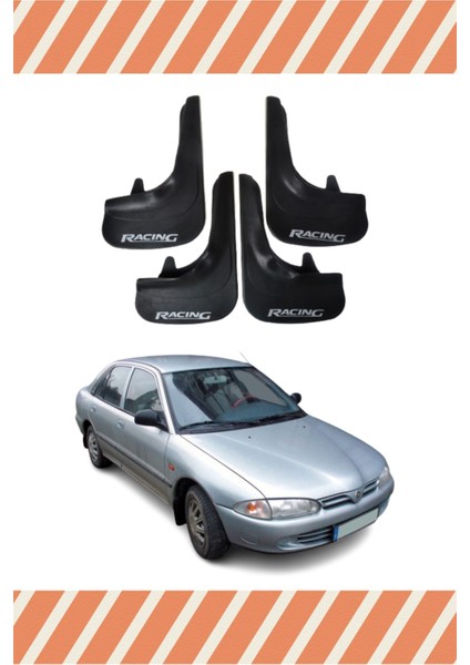Proton 415 Racing Yazılı 4'lü Tozluk Çamurluk Paçalık