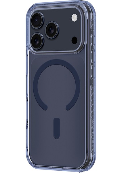iPhone 17 Pro Uyumlu Kılıf M-Safe Şarj Özellikli Airbag Amazingthing Titan Pro Serisi Kapak Mavi modelleri