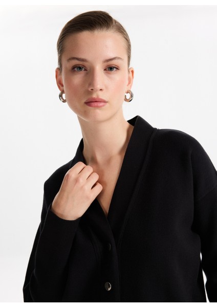 Siyah Kadın Hırka F5WL-HRK0311 modelleri