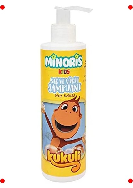 Çocuklar Için Organik Muz Kokulu Şampuan