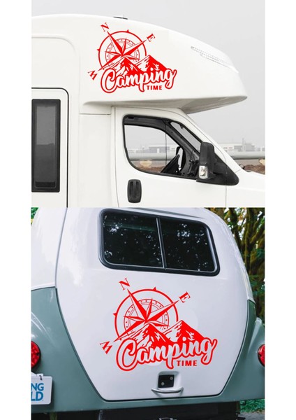 Kamp ve Pusula Sticker - 4x4 Off Road Adventure Sticker - Araba Oto Motosiklet Karavan Sticker 02166 fiyatları
