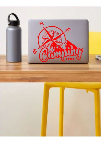 Kamp ve Pusula Sticker - 4x4 Off Road Adventure Sticker - Araba Oto Motosiklet Karavan Sticker 02166 fırsatları