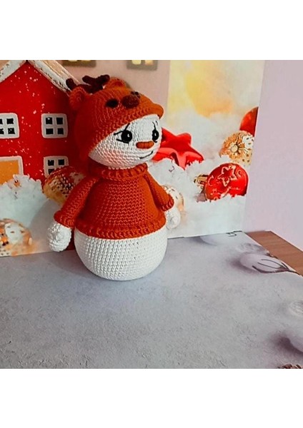 Amigurumi Kardan Adam Oyunca