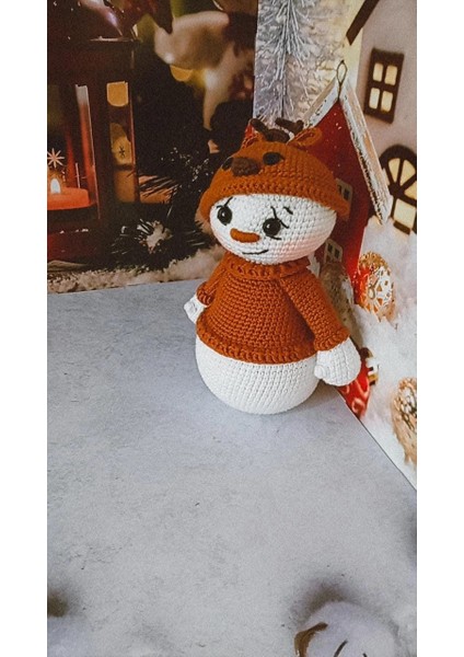 Amigurumi Kardan Adam Oyunca modelleri