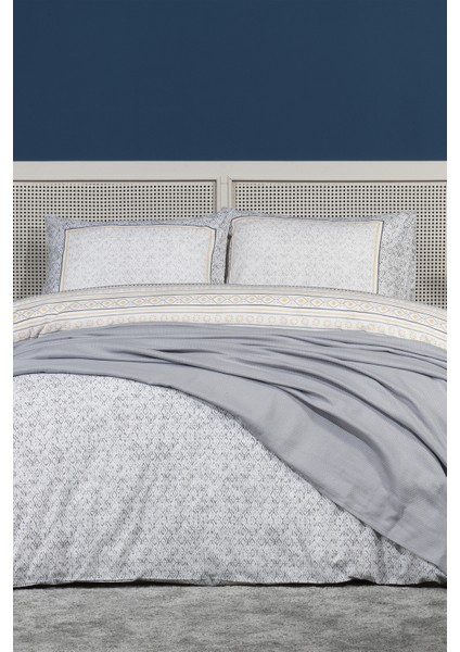 Angel Pike Çift Kişilik %100 Pamuk (200X220 Cm) Gri