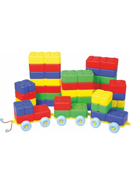 Arabalı Blok Tuğla 40 Parça -Zeka ve Beceri Oyuncakları fiyatları
