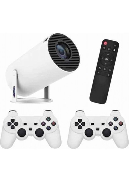 Ayaklı Oyun Projeksiyonu Çift Kollu Taşınabilir Sinema Projektörü fırsatları