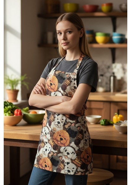 Unisex Mutfak Önlüğü Aşçı Önlüğü